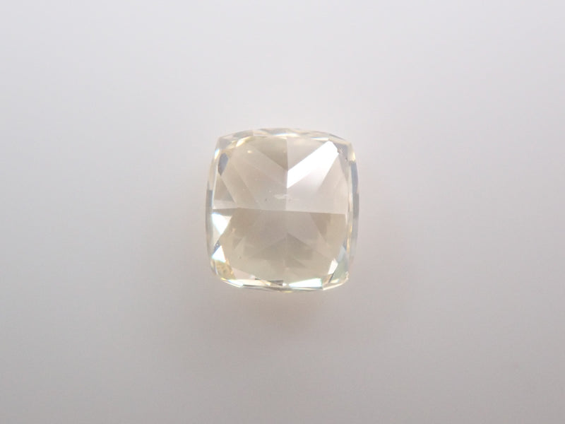 イエローダイヤモンド 0.503ctルース(LIGHT YELLOW, SI1,クッションカット)