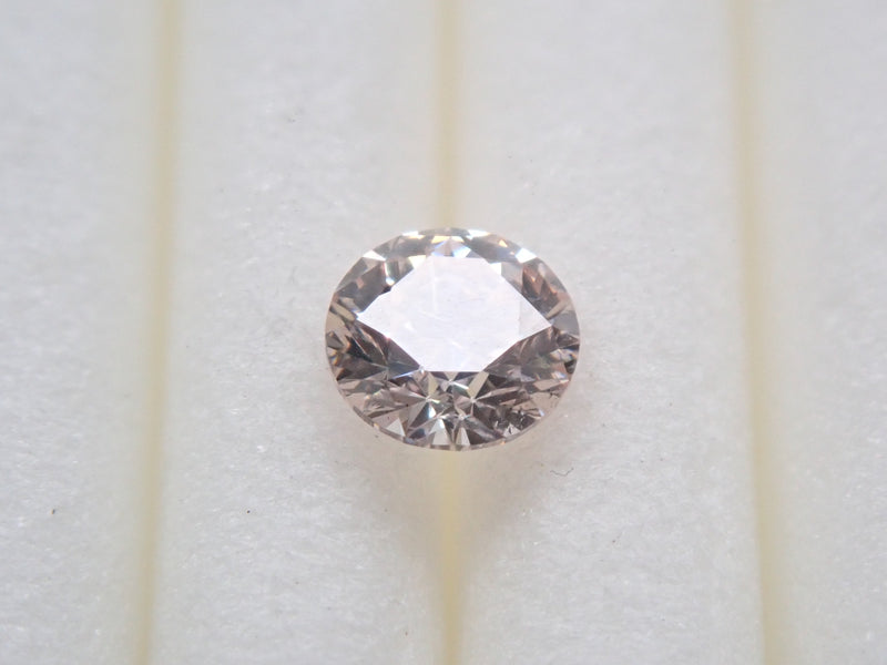 ピンクダイヤルース 0.080ct Very Light Pink SI-1綾ジュエリー