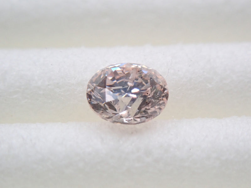 0.580ct ピンクダイヤFANCY BROWNISH ORANGY PINK