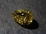 イエローダイヤモンド 0.330ctルース( FANCY DEEP BROWNISH GREENISH YELLOW, SI2)