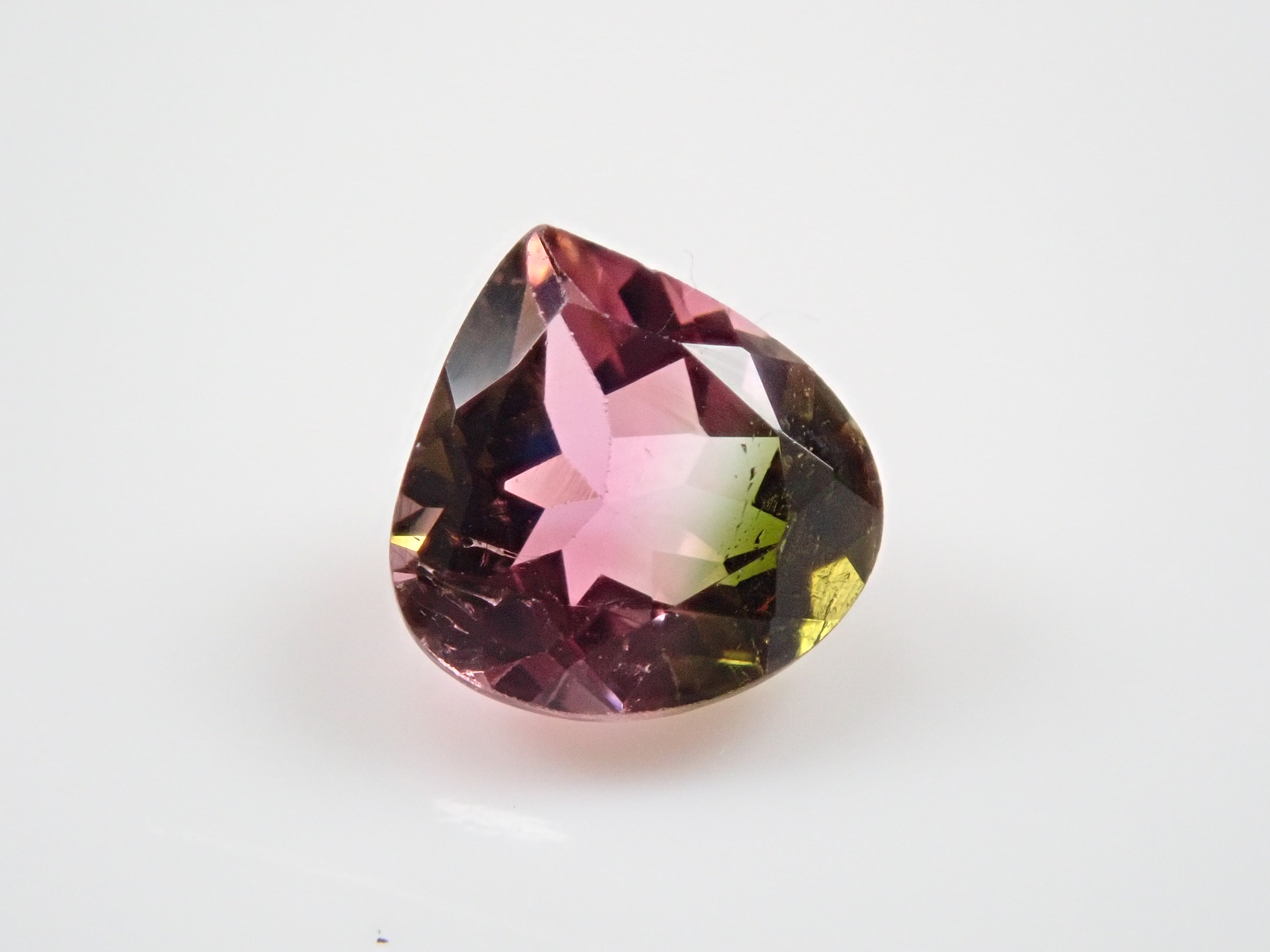 Bicolor tourmaline 0.440ct loose