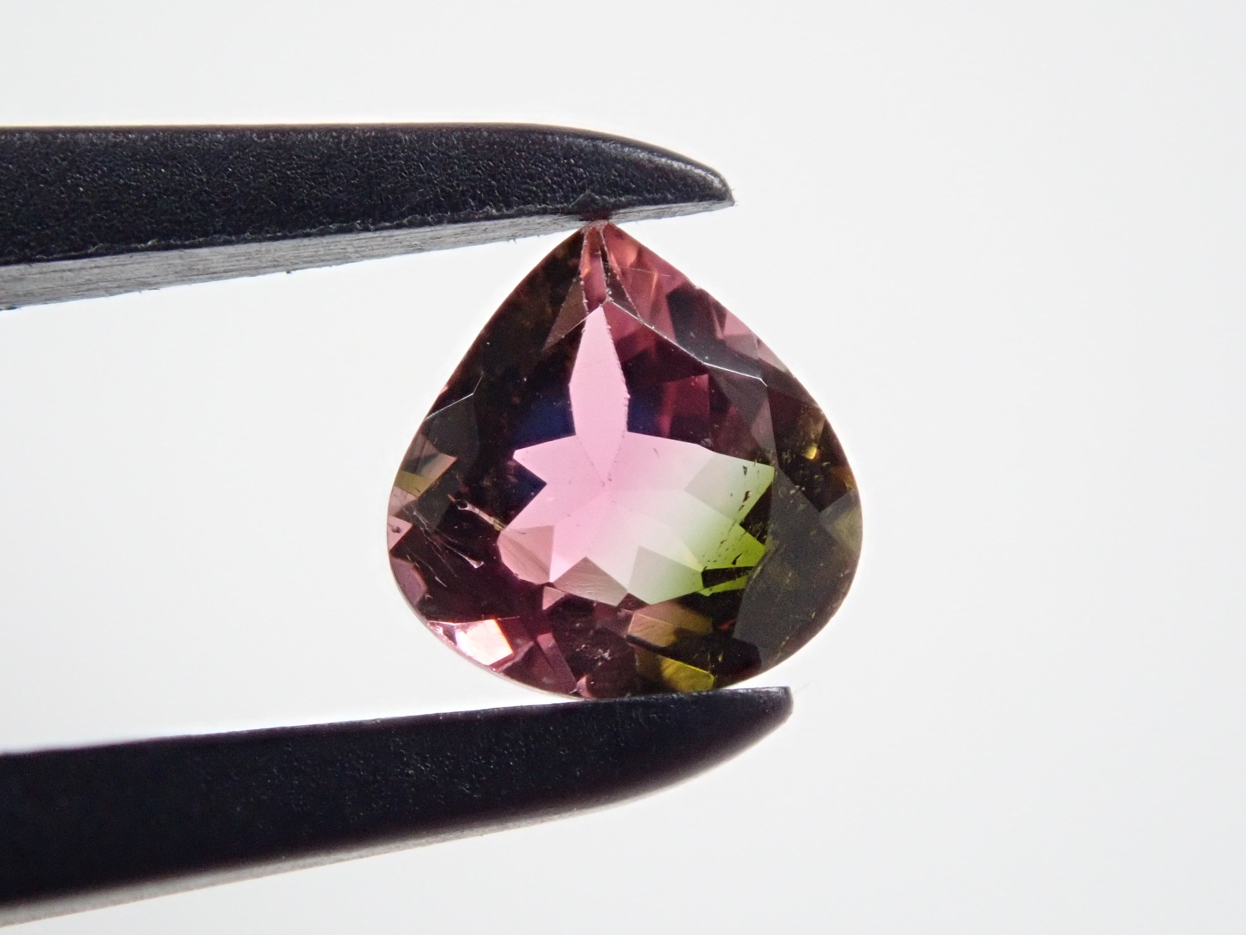 Bicolor tourmaline 0.440ct loose