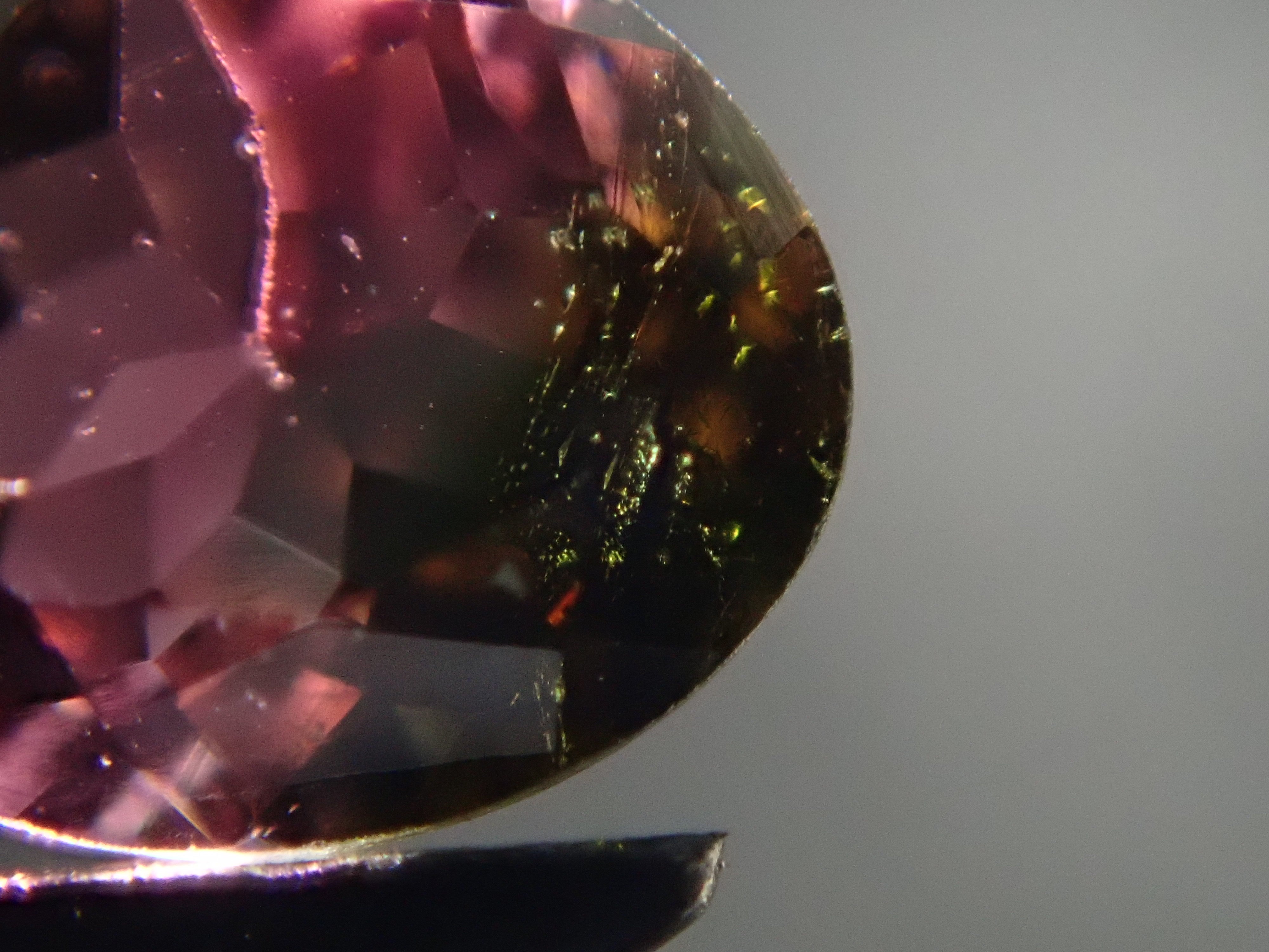 Bicolor tourmaline 0.440ct loose