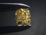 イエローダイヤモンド 0.221ctルース(FANCY DEEP BROWNISH GREENISH YELLOW, SI2)
