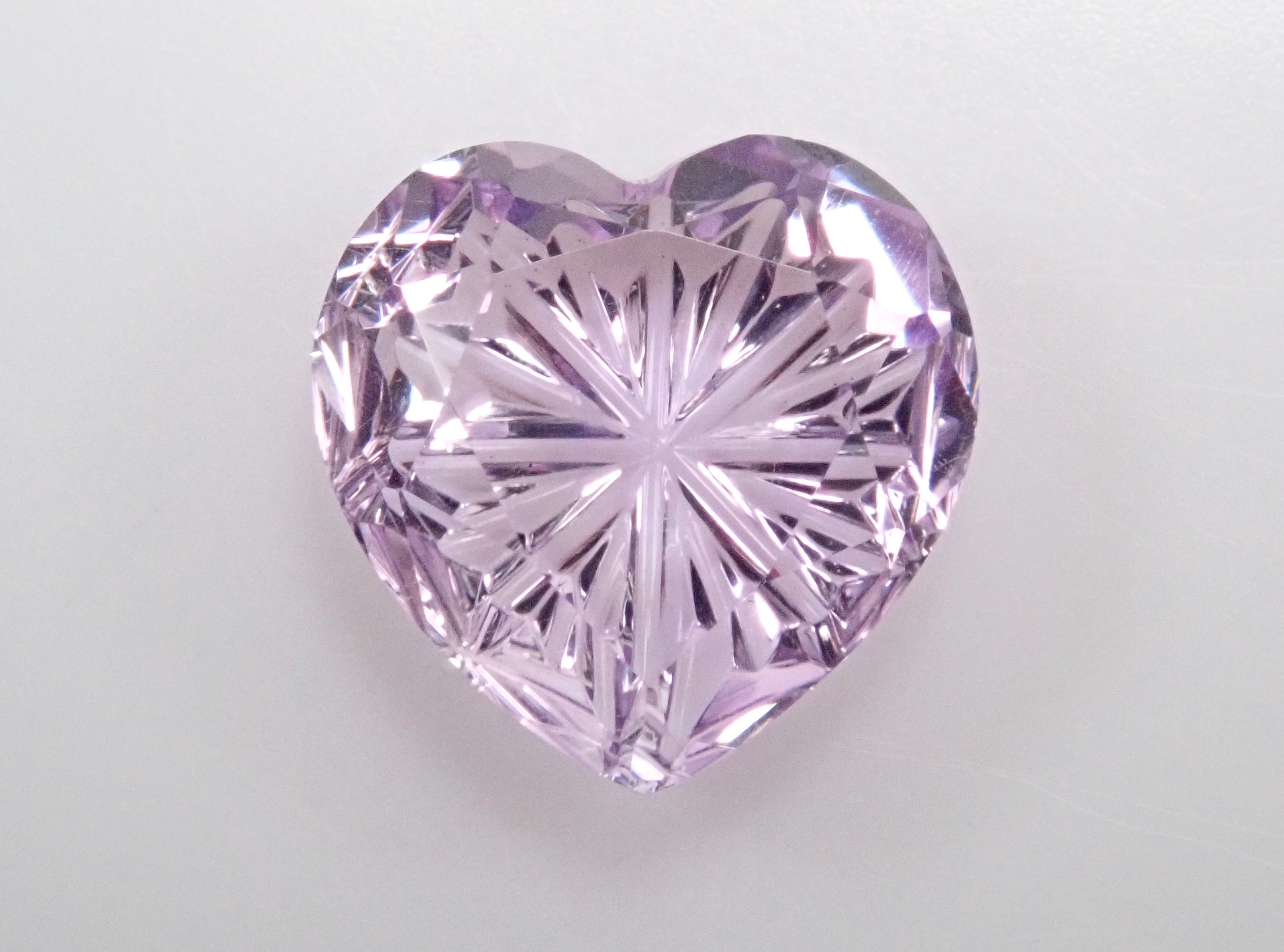 [Koshu Precious Stone Kiriko PlusThree] Pink Amethyst 2.03ct Loose Subaru with Patch