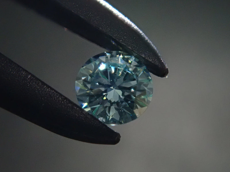 アイスブルーダイヤモンド 0.078ctルース（FANCY INTENSE GREEN BLUE