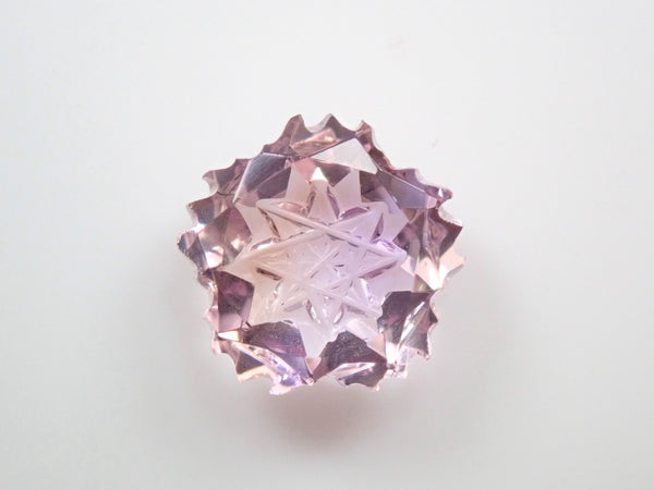 甲州貴石切子plusthree】《星桜カット》アメトリン 2.660ct