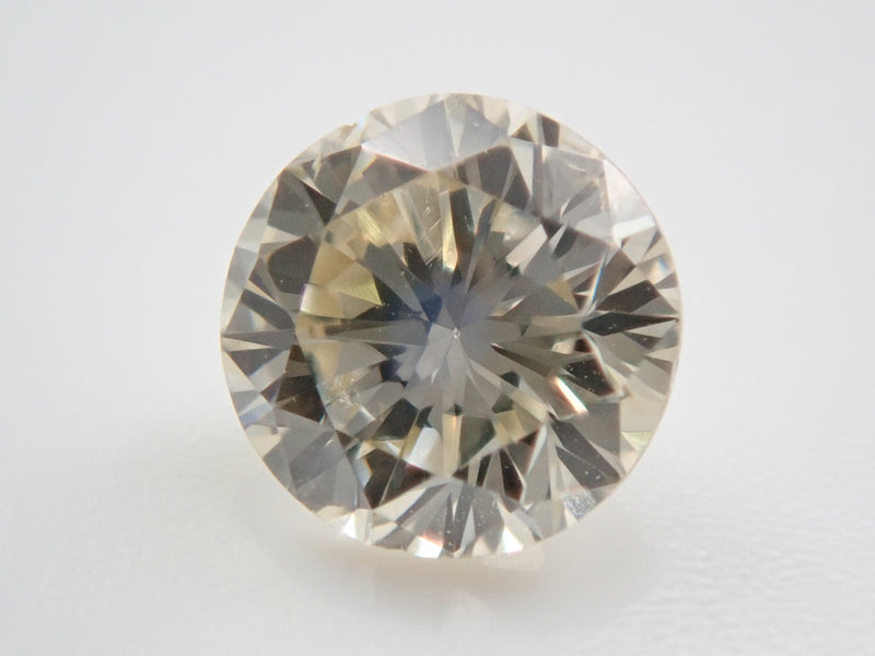 ダイヤモンド 4.5mm/0.375ctルース(M, SI2, GOOD,グリーン蛍光)