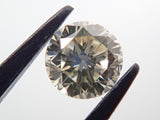 ダイヤモンド 4.5mm/0.375ctルース(M, SI2, GOOD,グリーン蛍光)
