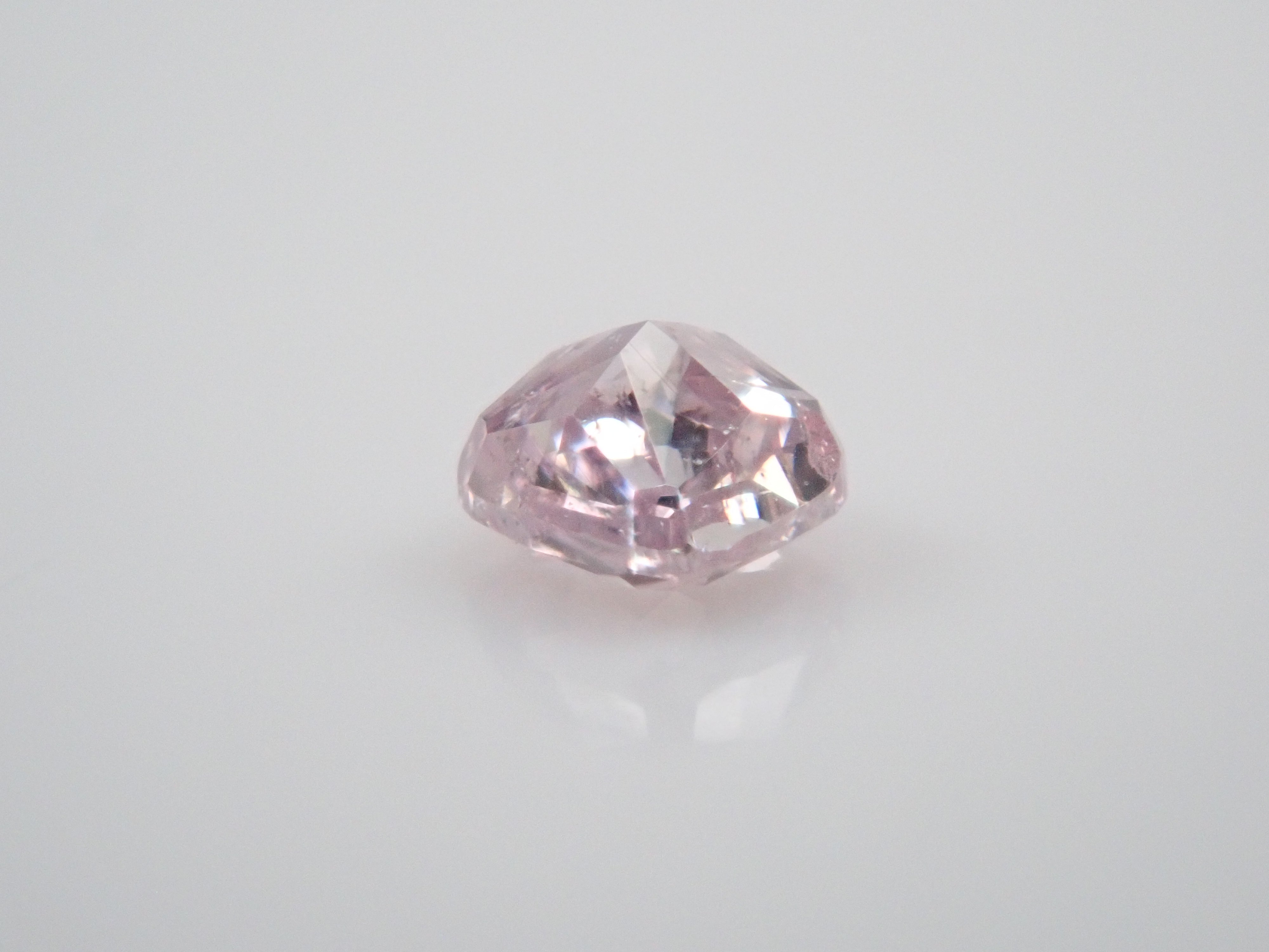 【32501451掲載】ピンクダイヤモンド 0.046ctルース(FANCY LIGHT PURPLISH PINK, SI-2)