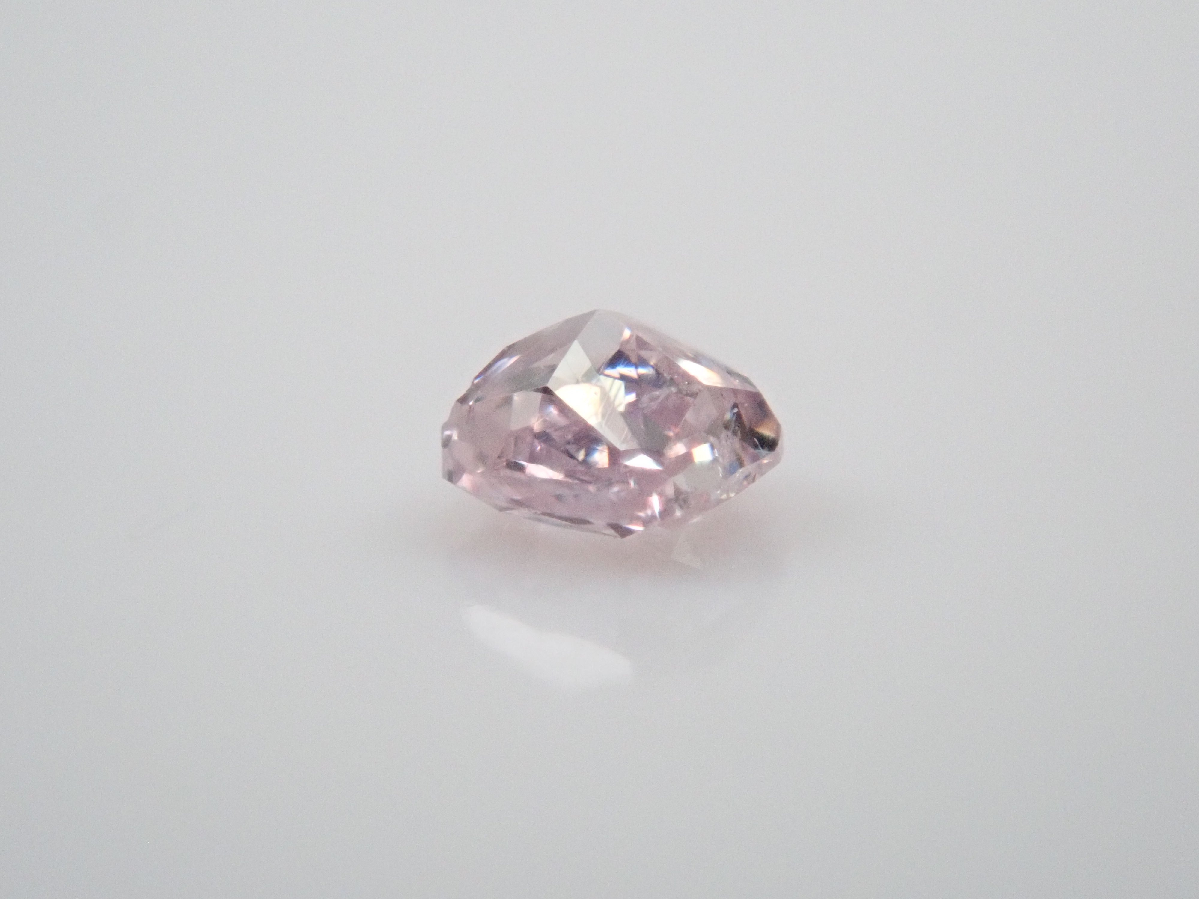 【32501451掲載】ピンクダイヤモンド 0.046ctルース(FANCY LIGHT PURPLISH PINK, SI-2)