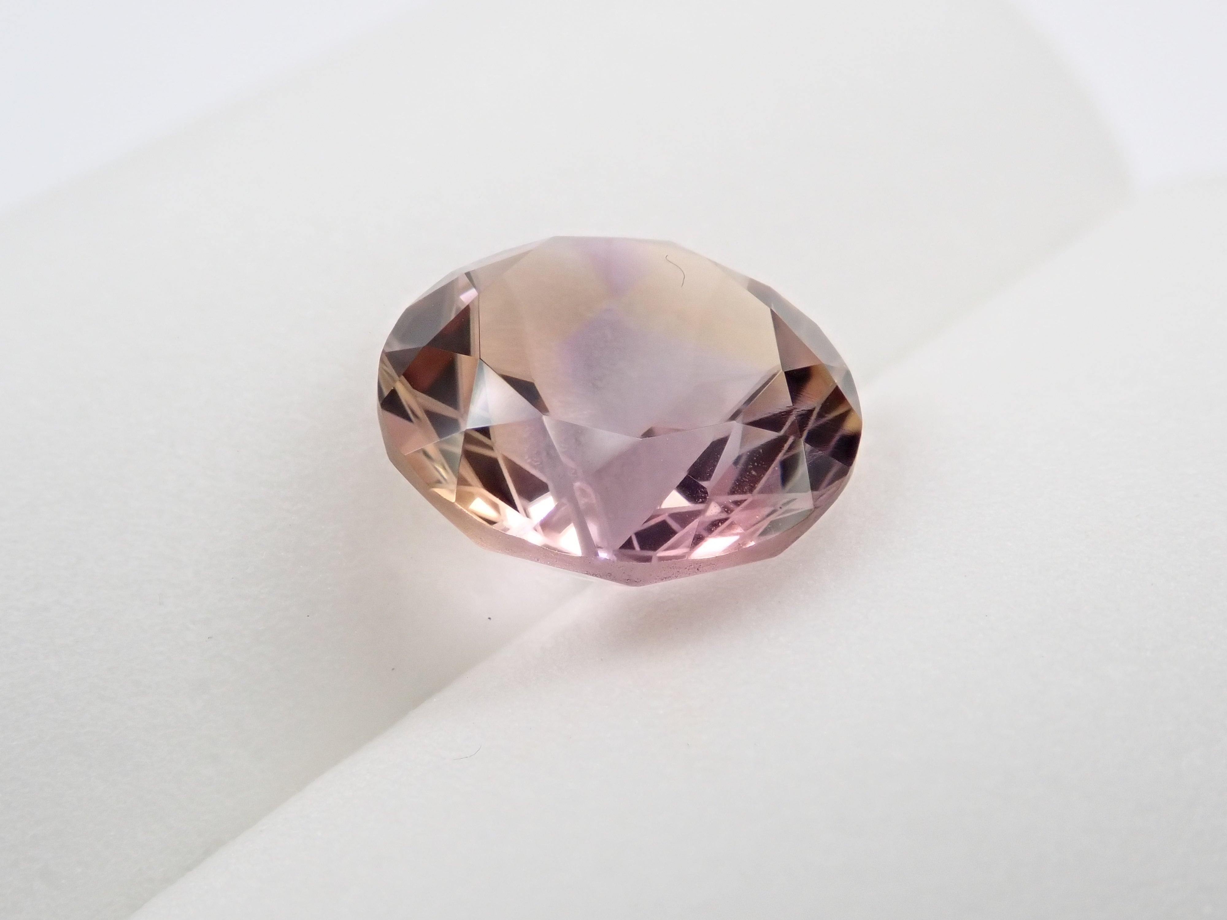 【ダンデライオンカット】アメトリン 11mm/4.465ct《コラボ》ルース ワッペン付（5枚花びら）