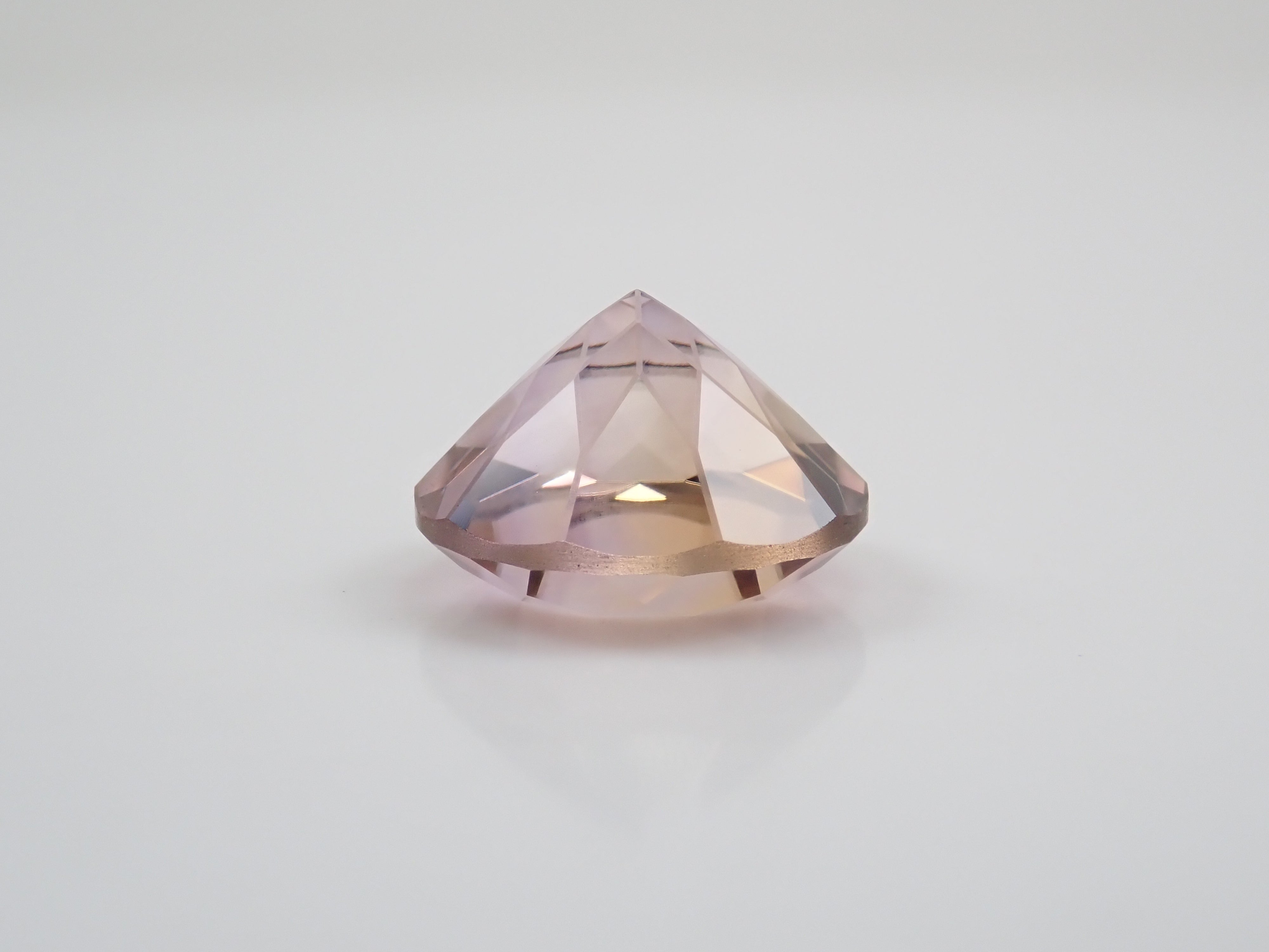 【ダンデライオンカット】アメトリン 11mm/4.465ct《コラボ》ルース ワッペン付（5枚花びら）