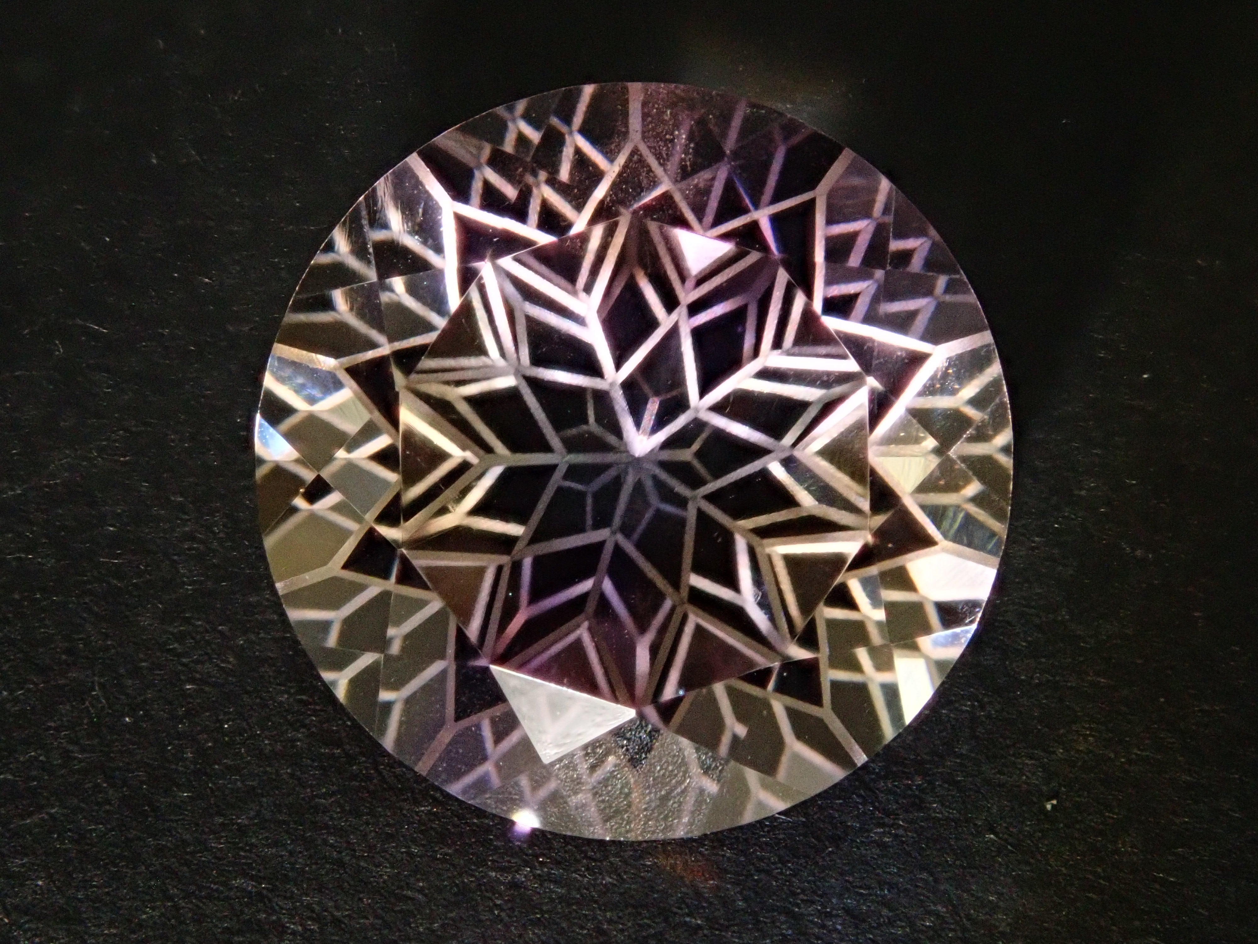 【ダンデライオンカット】アメトリン 11mm/4.465ct《コラボ》ルース ワッペン付（5枚花びら）