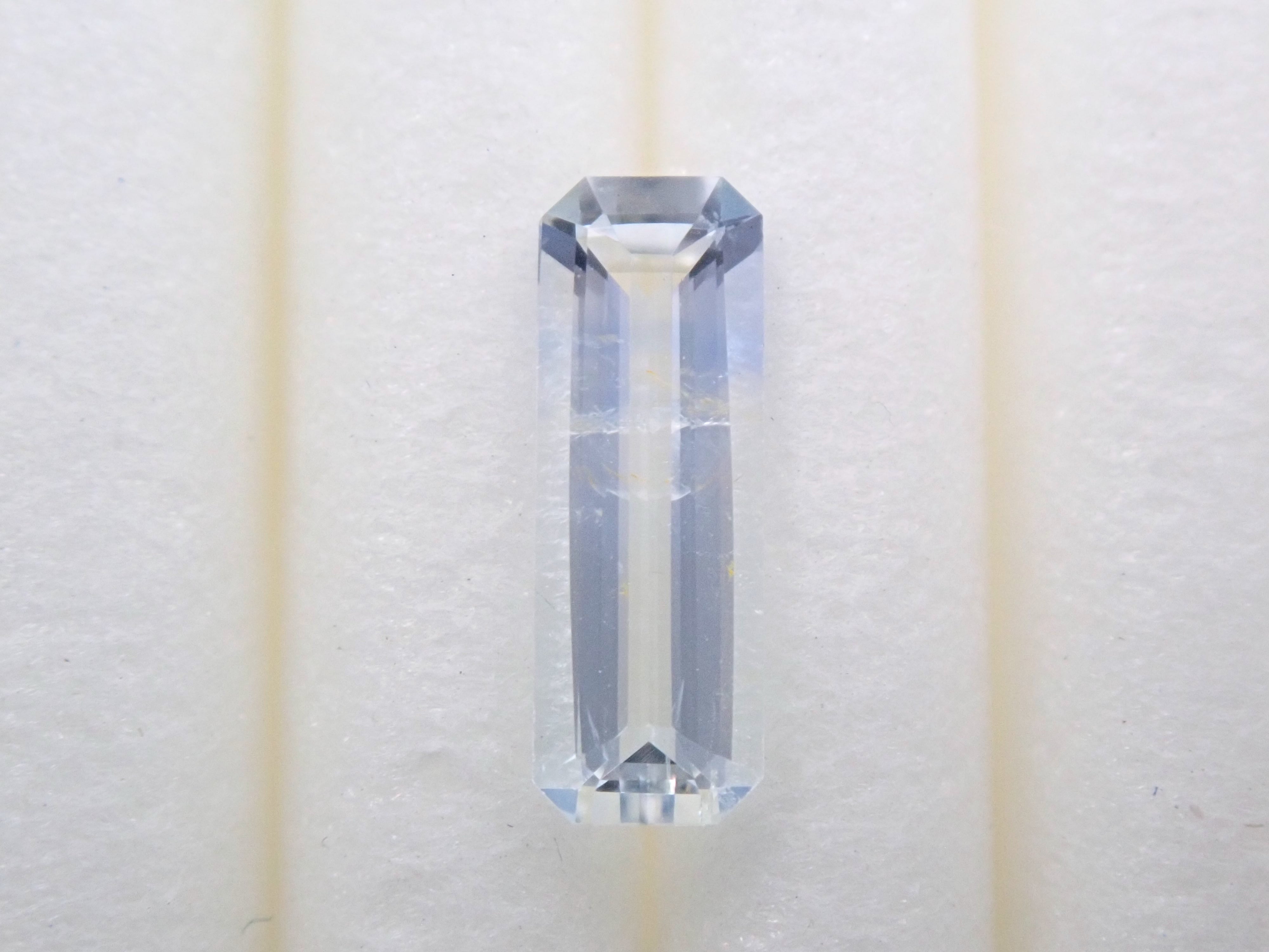 Bicolor jeremejevite from Namibia (bicolor elemejevite) 0.330ct loose Japanese-German edition