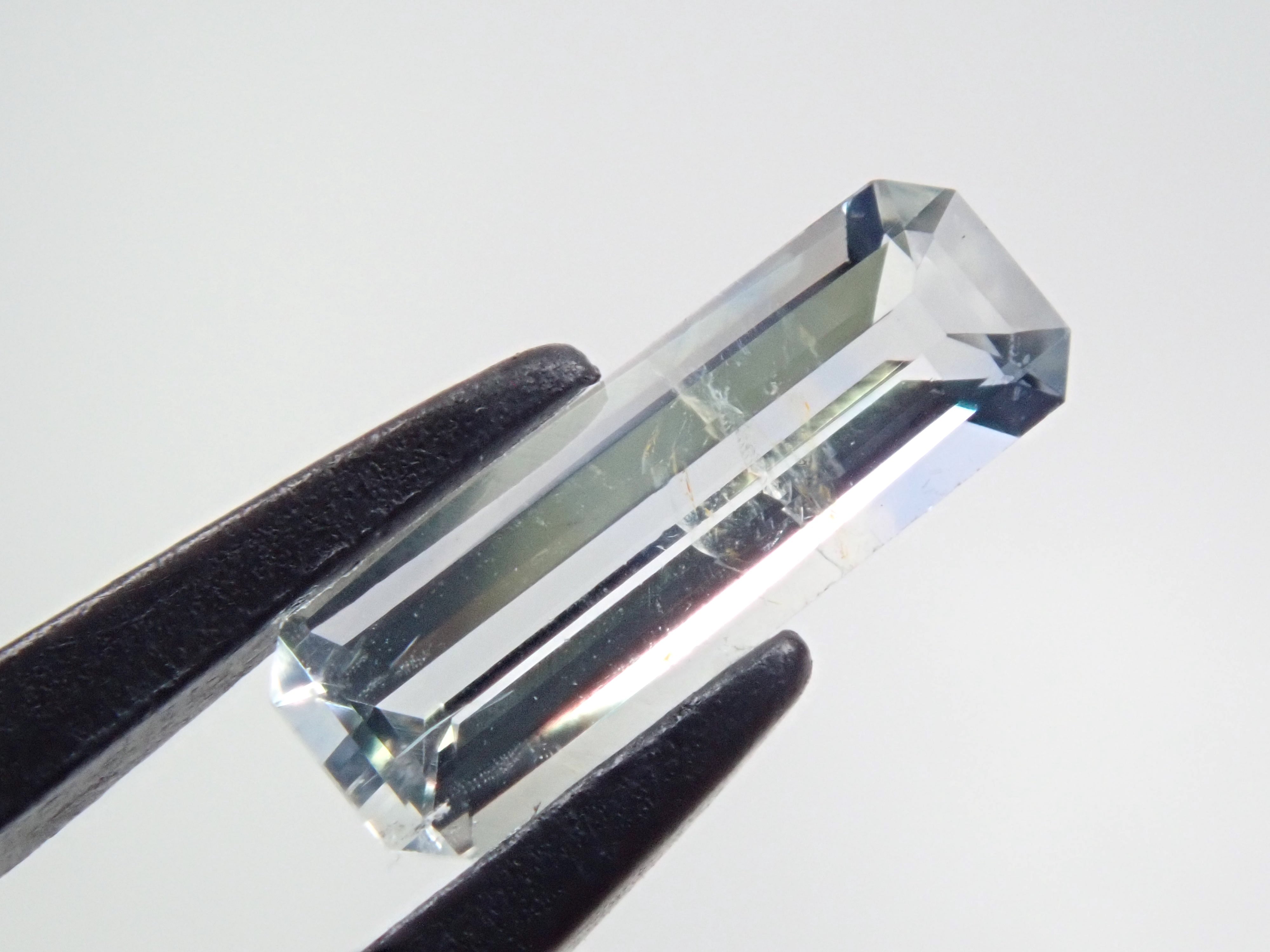 Bicolor jeremejevite from Namibia (bicolor elemejevite) 0.330ct loose Japanese-German edition