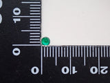 コロンビア産ノンオイルエメラルド 3.1mm/0.10ctルース GIA