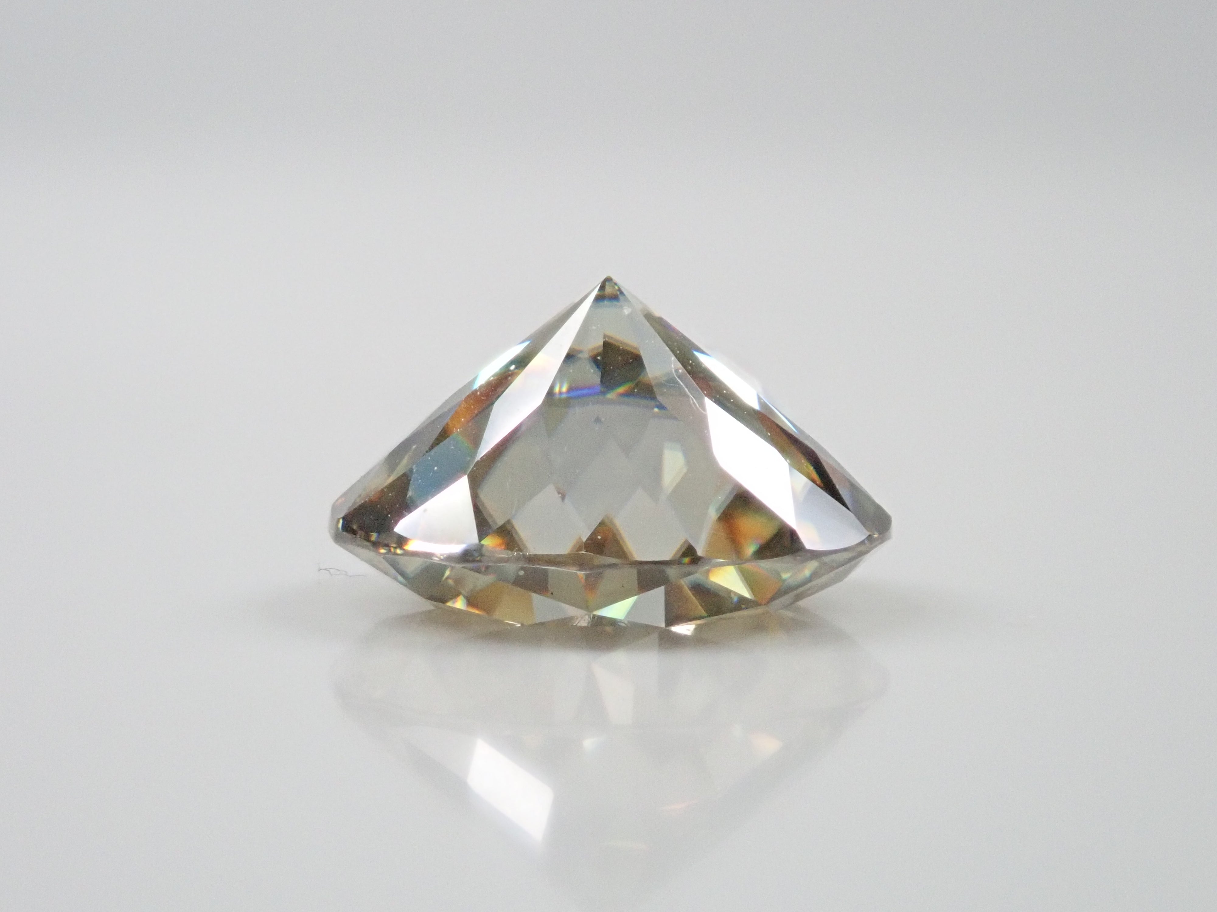 Synthetic Moissanite 10.5mm/4.121ct Loose Stone (Portuguese Cut)