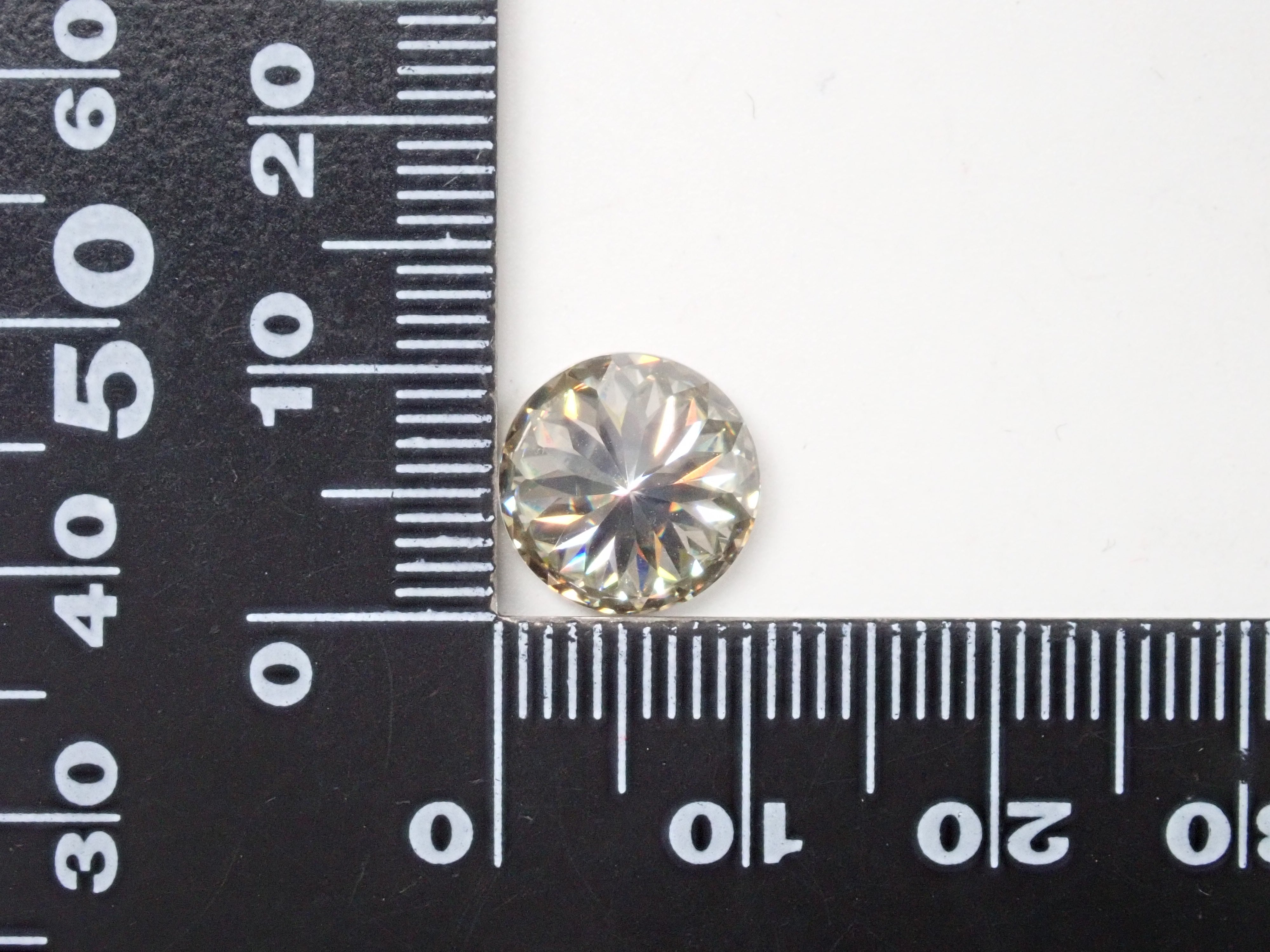 Synthetic Moissanite 10.5mm/4.121ct Loose Stone (Portuguese Cut)