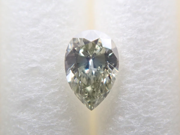 グリーンダイヤモンド 0.085ctルース(FANCY LIGHT GRAY YELLOWISH GREEN, VS2)