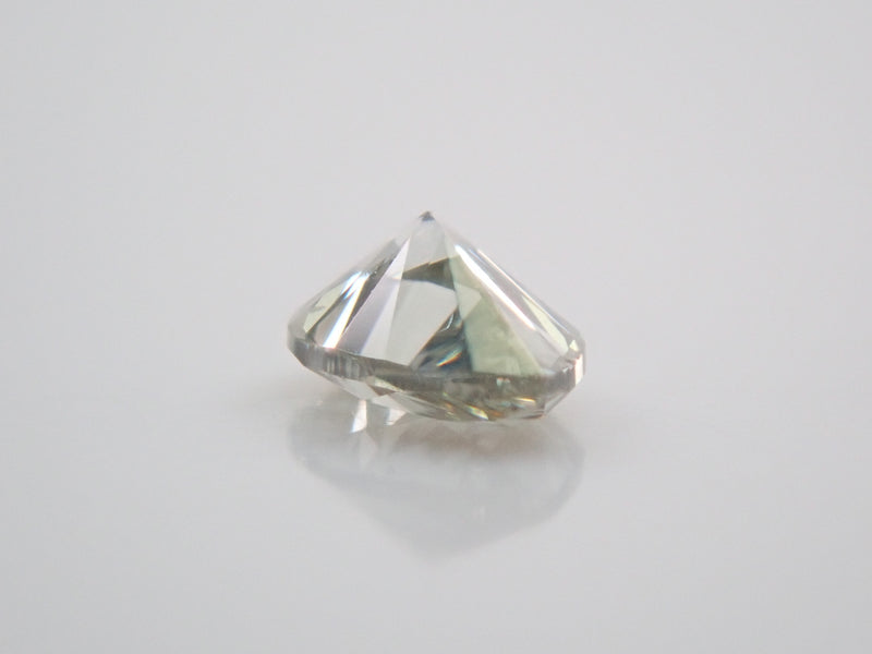 グリーンダイヤモンド 0.085ctルース(FANCY LIGHT GRAY YELLOWISH GREEN, VS2)