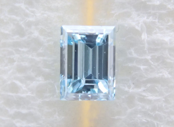 Ice blue diamond 0.076ct loose (VS class equivalent, bucket cut)