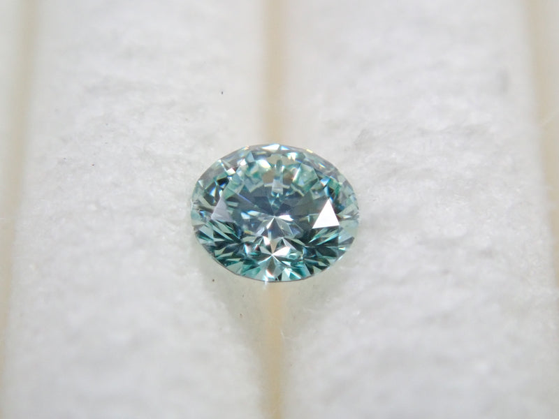 アイスブルーダイヤモンド 0.062ctルース(FANCY GREENISH BLUE, VS2)