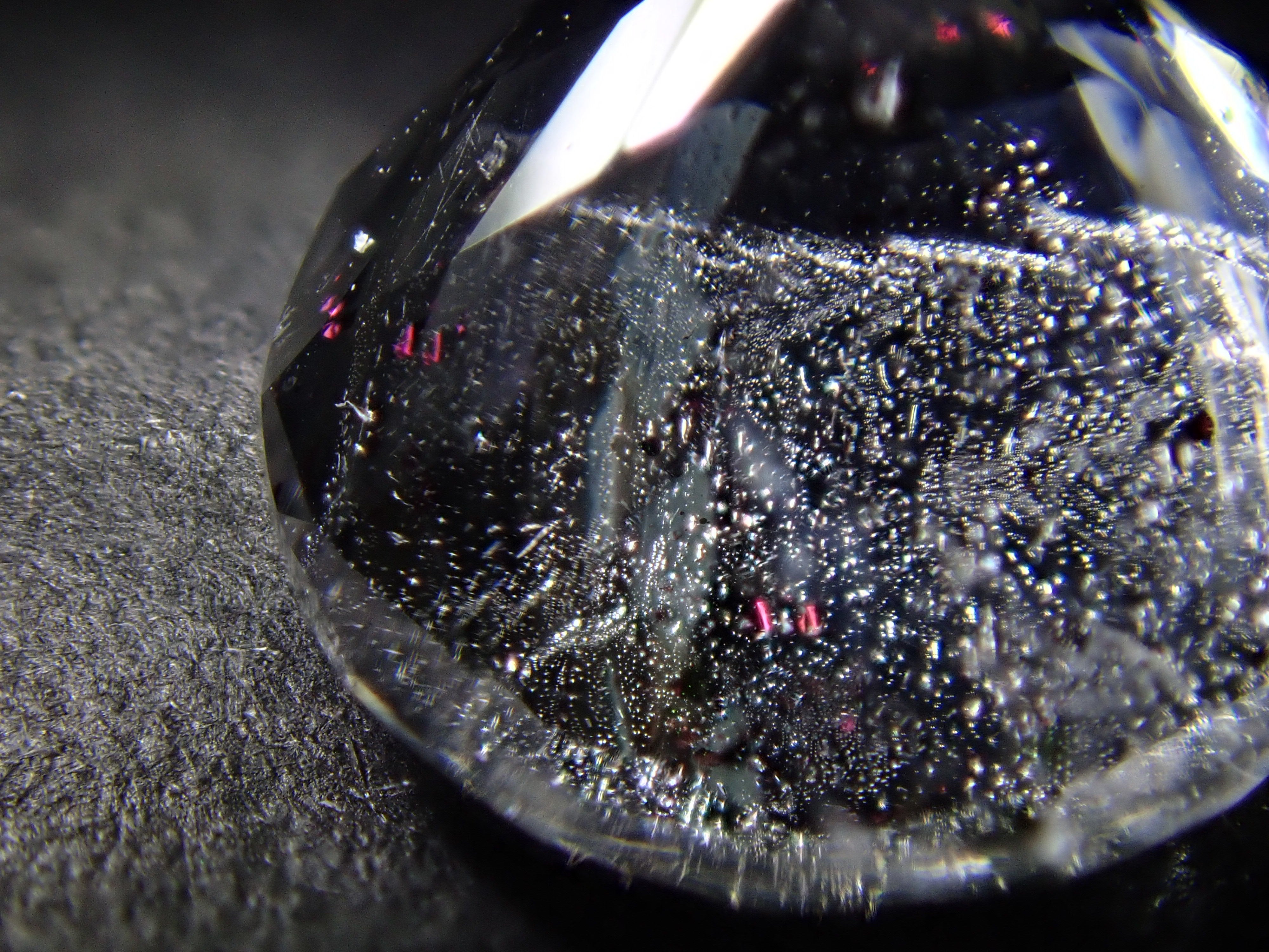 【12542266掲載】ブラジル産ティンカーベルクォーツ（ピンクファイヤークォーツ） 2.663ctルース