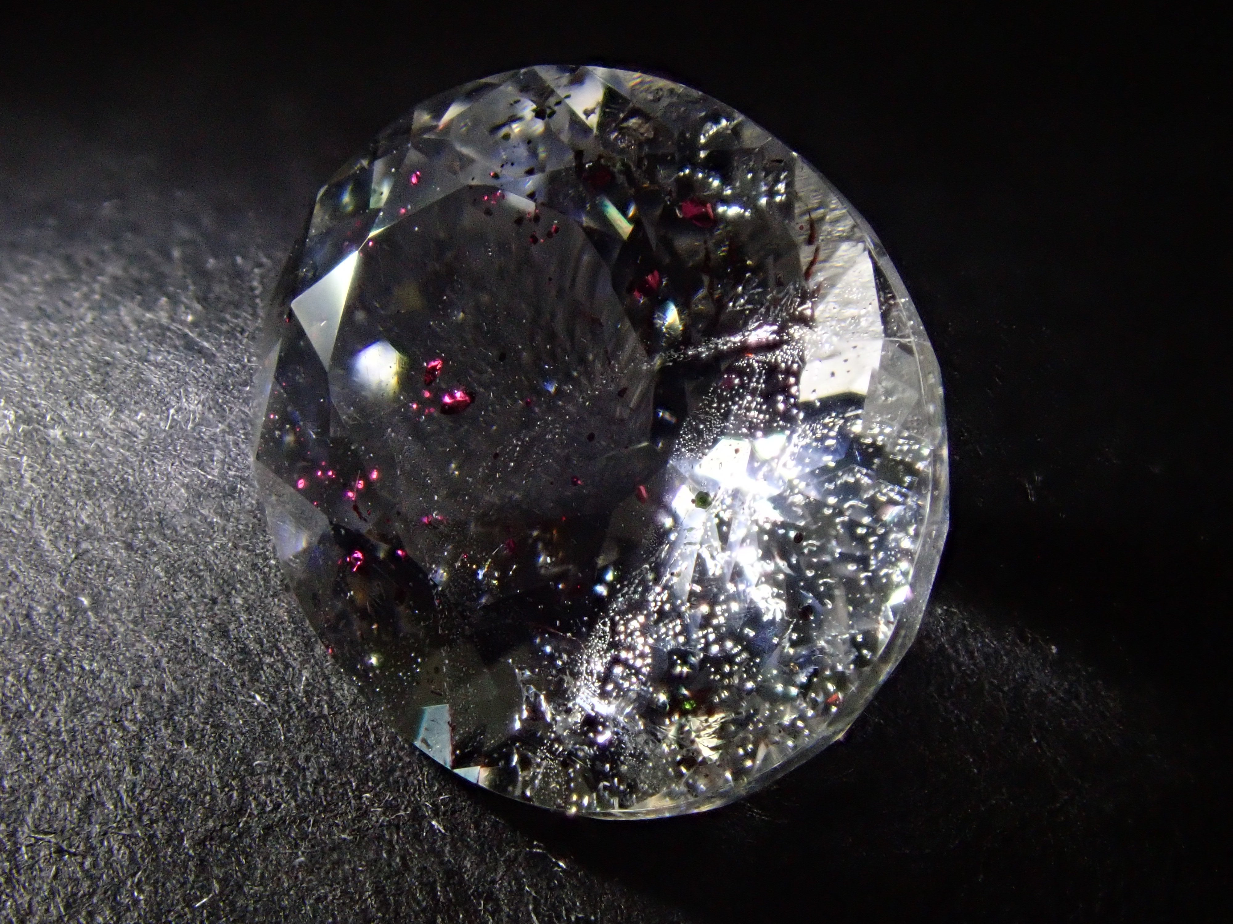 【12542266掲載】ブラジル産ティンカーベルクォーツ（ピンクファイヤークォーツ） 2.663ctルース