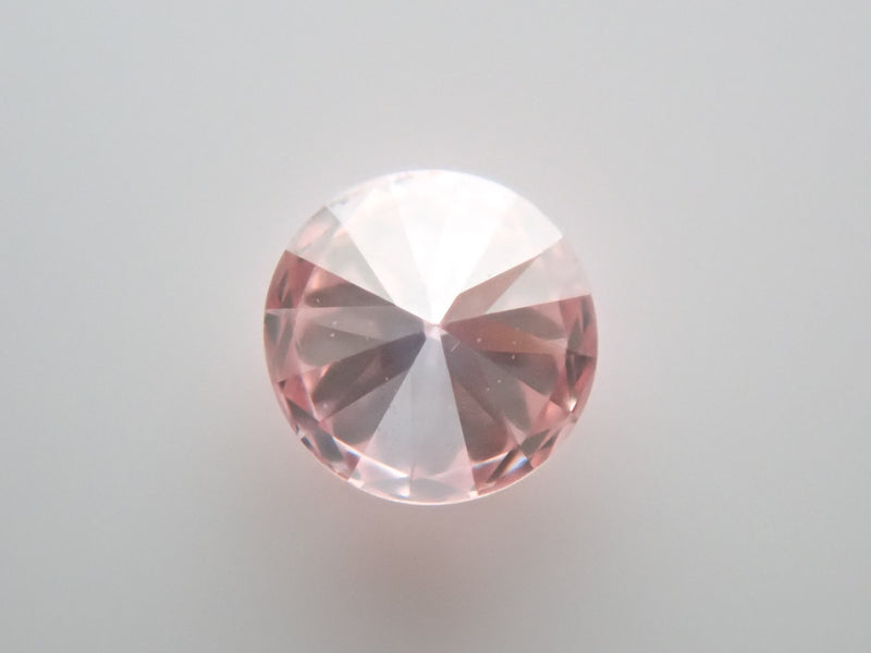 ピンクダイヤモンド 0.078ctルース(FANCY ORANGY PINK, SI2)