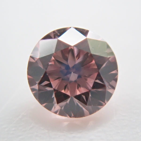 ピンクダイヤモンド 0.078ctルース(FANCY ORANGY PINK, SI2 ...