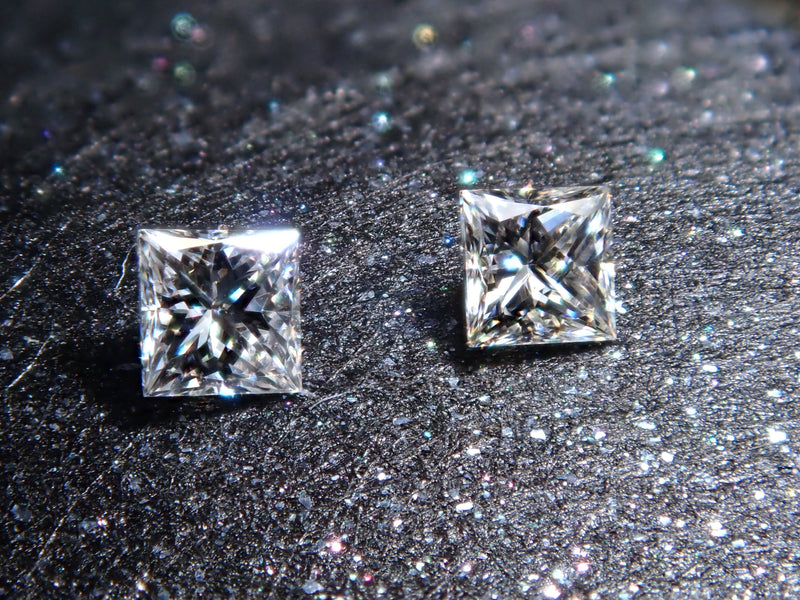 Princess cut diamond 2.0mm loose (equivalent to VS class)《Multiple purchase discount available》