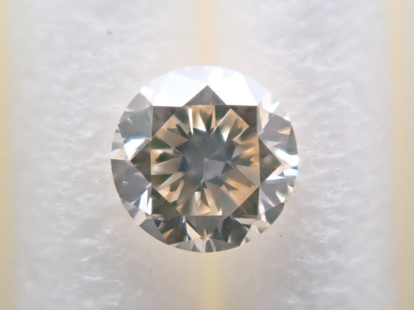 イエローダイヤモンド4.0mm/0.216ctルース (SIクラス相当・グリーン蛍光）
