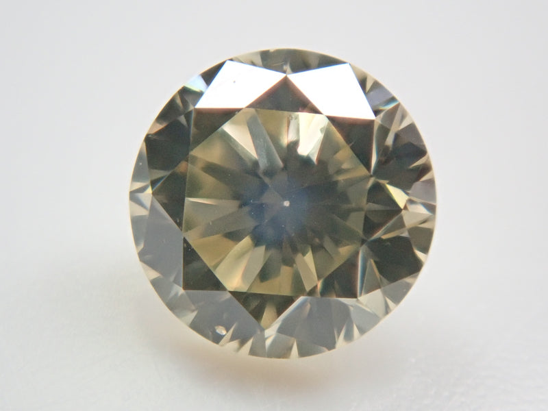 イエローダイヤモンド 4.3mm/0.321ctルース（SIクラス相当）
