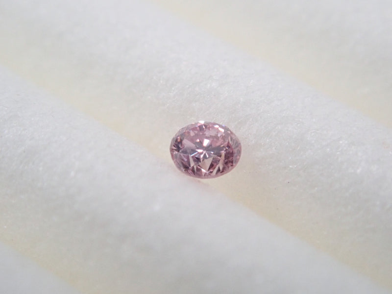 ファンシーパープリッシュピンクダイヤモンド 1.7mm/0.022ctルース(FANCY PURPLISH PINK, SI2)