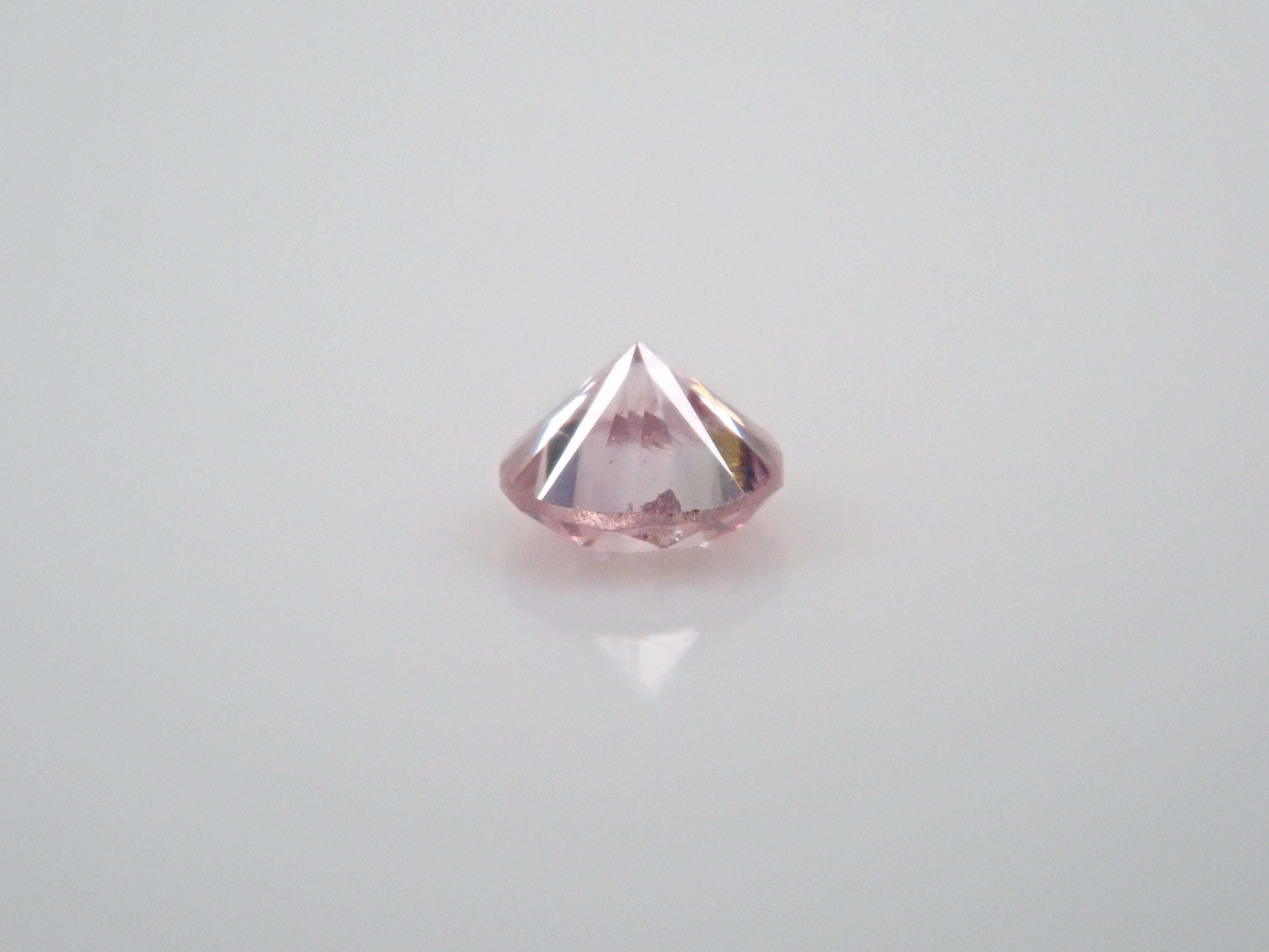 ファンシーパープリッシュピンクダイヤモンド 1.7mm/0.022ctルース(FANCY PURPLISH PINK, SI2)