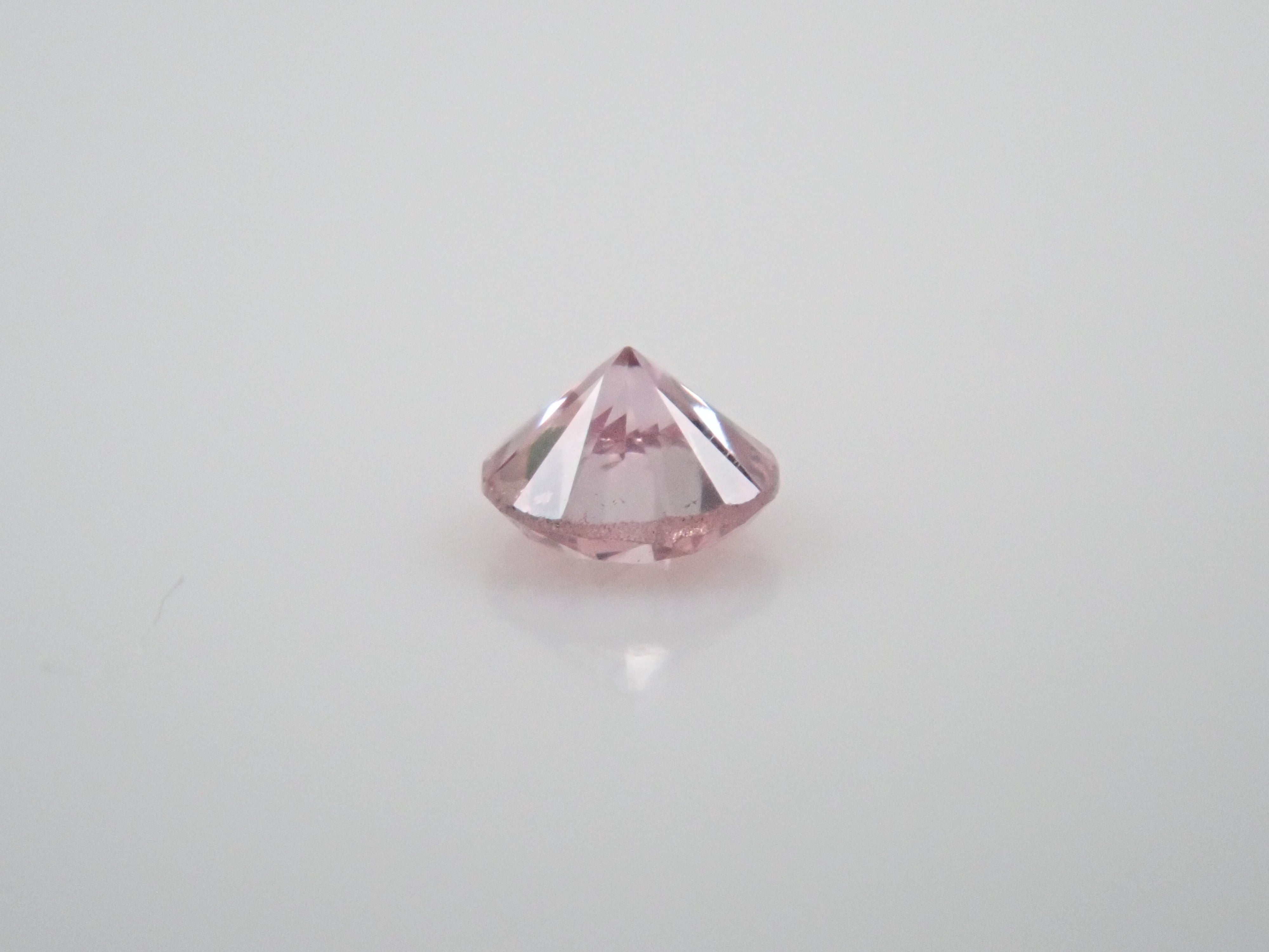 ファンシーパープリッシュピンクダイヤモンド 1.7mm/0.022ctルース(FANCY PURPLISH PINK, SI2)