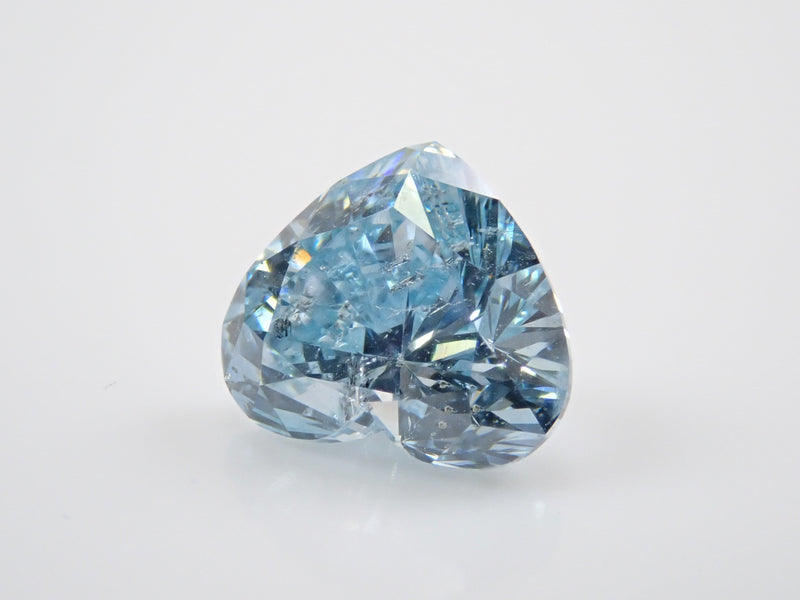 アイスブルーダイヤモンド 1.008ctルース(FANCY INTENSE GREENISH BLUE ...