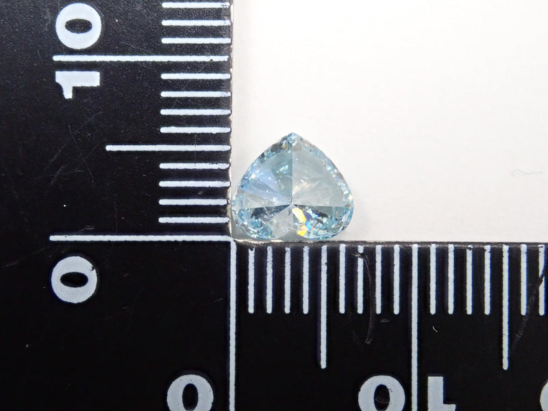 アイスブルーダイヤモンド 1.008ctルース(FANCY INTENSE GREENISH BLUE