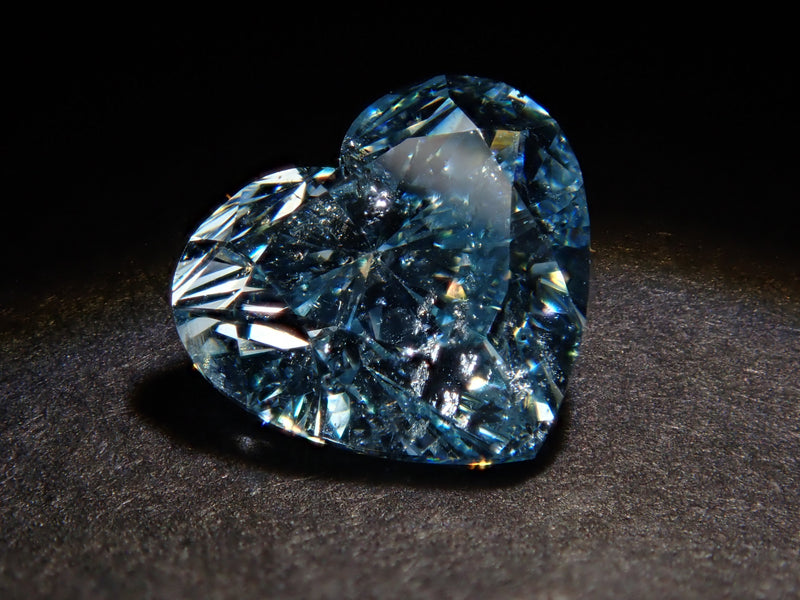 アイスブルーダイヤモンド 1.008ctルース(FANCY INTENSE GREENISH BLUE