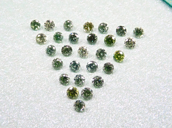 グリーンダイヤモンド（トリートメント）1石（約1.3mm)