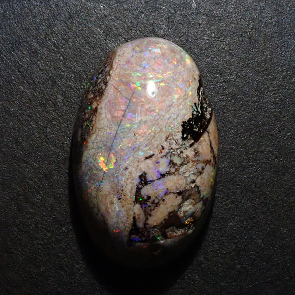 アクセサリーオパール 母岩付 5.052ct ソーティング付き ルース 10月誕生石