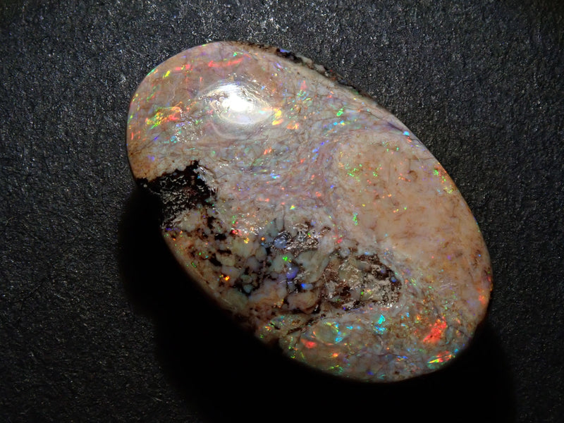 アクセサリーオパール 母岩付 5.052ct ソーティング付き ルース 10月誕生石