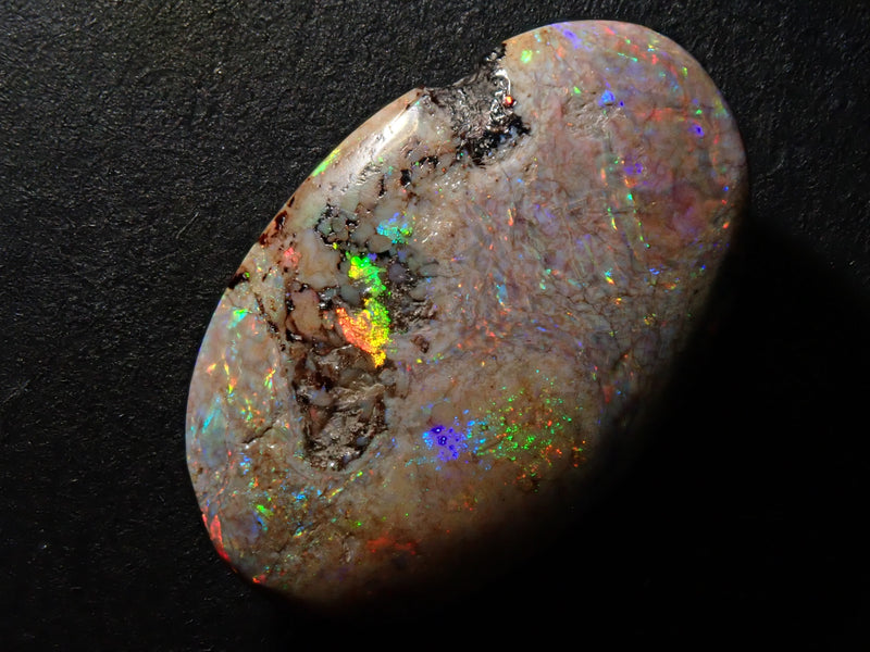 アクセサリーオパール 母岩付 11.514ct ソーティング付き ルース 10月誕生石