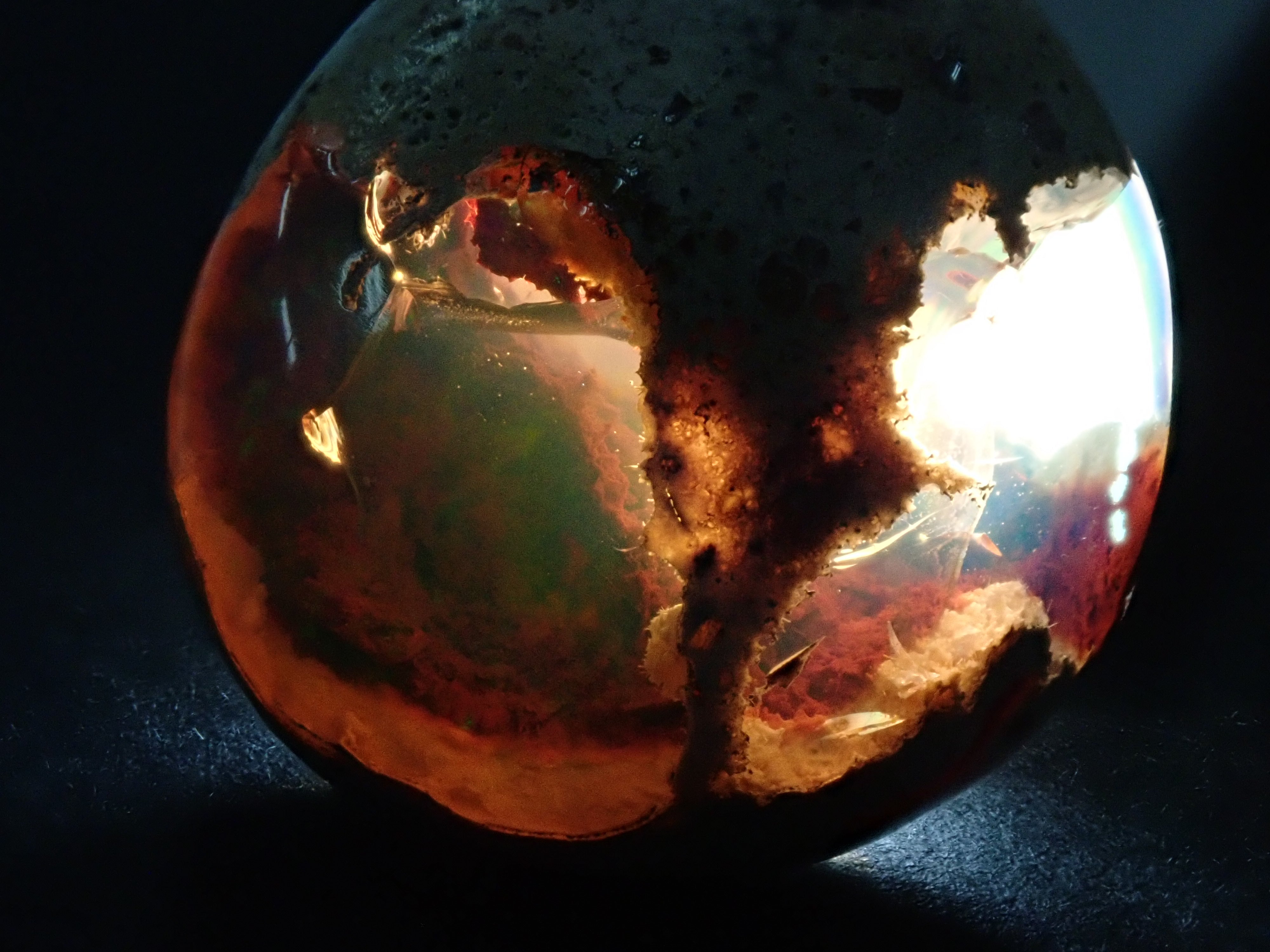 【12530283掲載】カンテラオパール 17.221ctルース