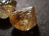 ダイヤモンド2石セット 0.580ct原石(グリーン・イエロー蛍光）