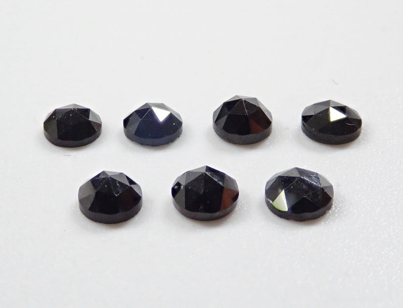 Black diamond 3.0mm loose (rose cut)《April birthstone》 1 stone