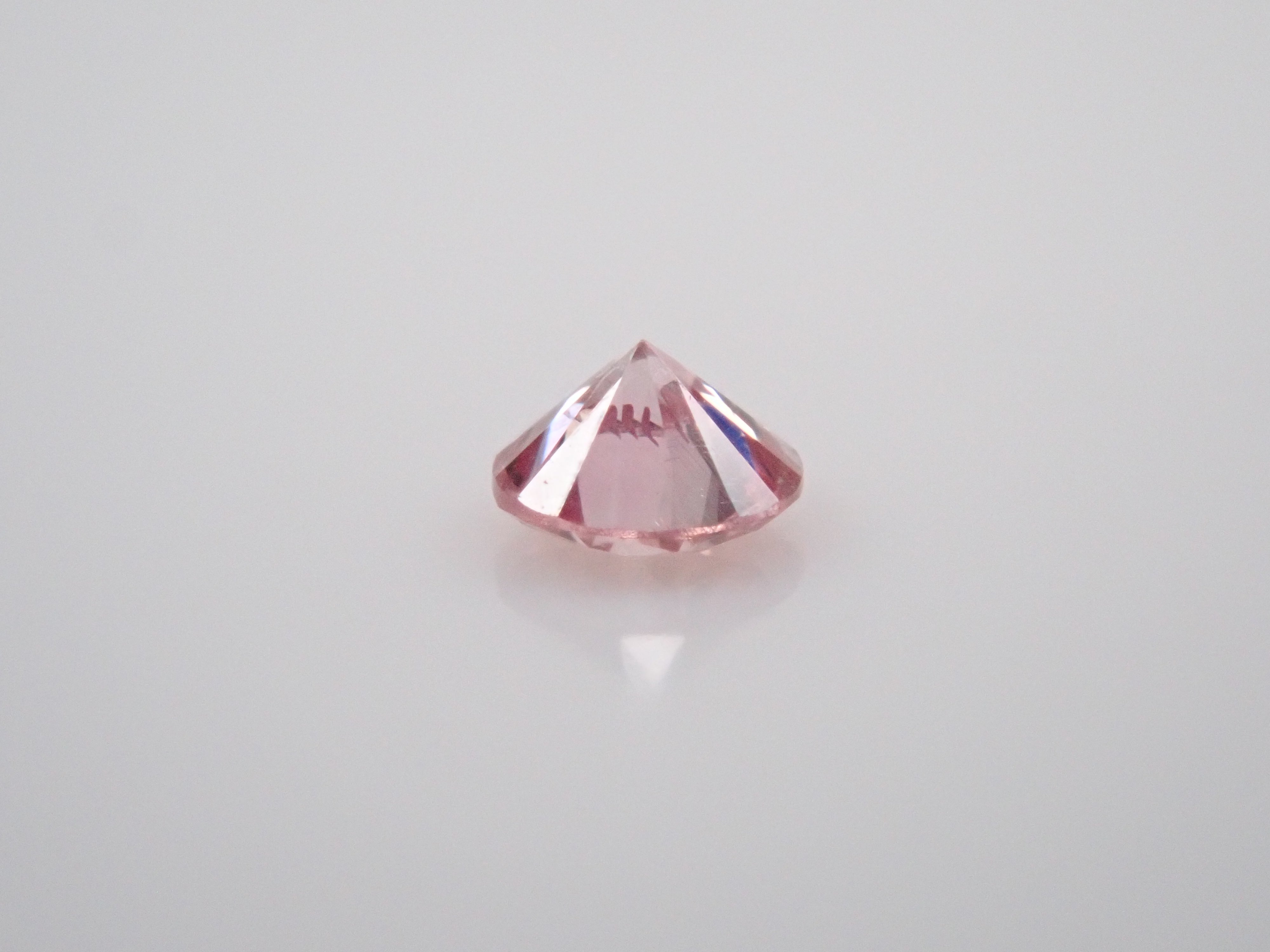 【32501125掲載】ピンクダイヤモンド 0.021ctルース(FANCY LIGHT PURPLISH PINK, I1)