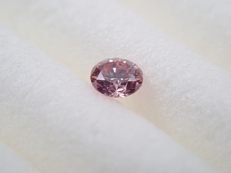【32501133掲載】ピンクダイヤモンド 0.031ctルース(FANCY PURPLISH PINK, I1)