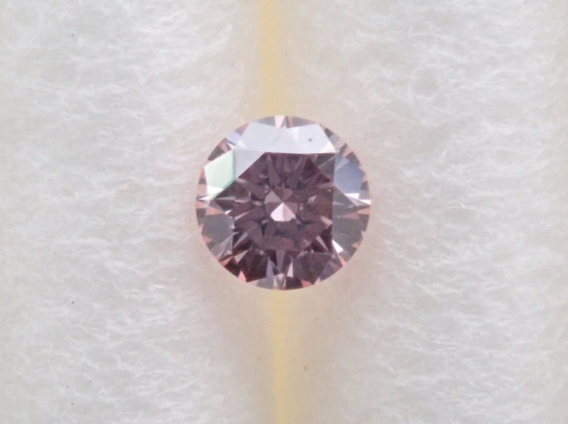 ファンシーライトパープリッシュピンクダイヤモンド 2.1mm/0.038ct ...